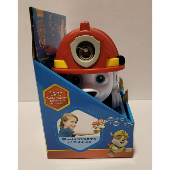 Bubble Blower Machine Paw Patrol Toy Marshall Action Blast Off - Picture 2 of 7
